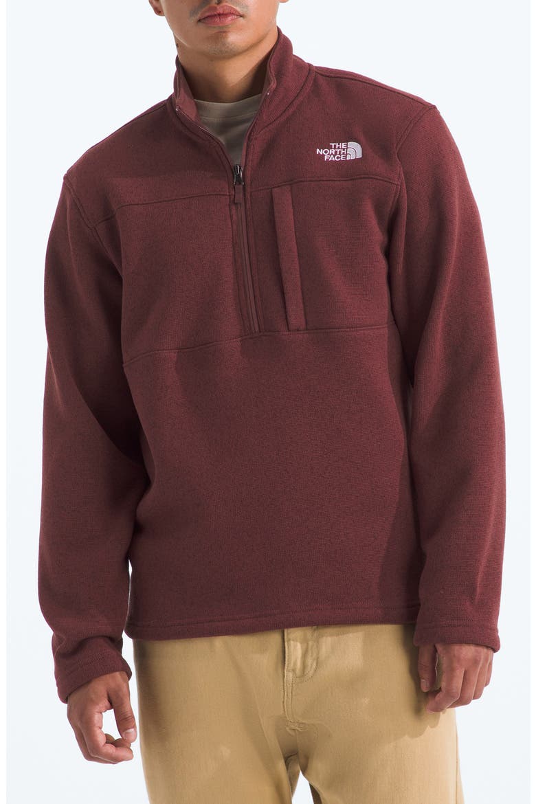 Gordon Lyons Half Zip Fleece Pullover, Main, color, SUMAC HEATHER