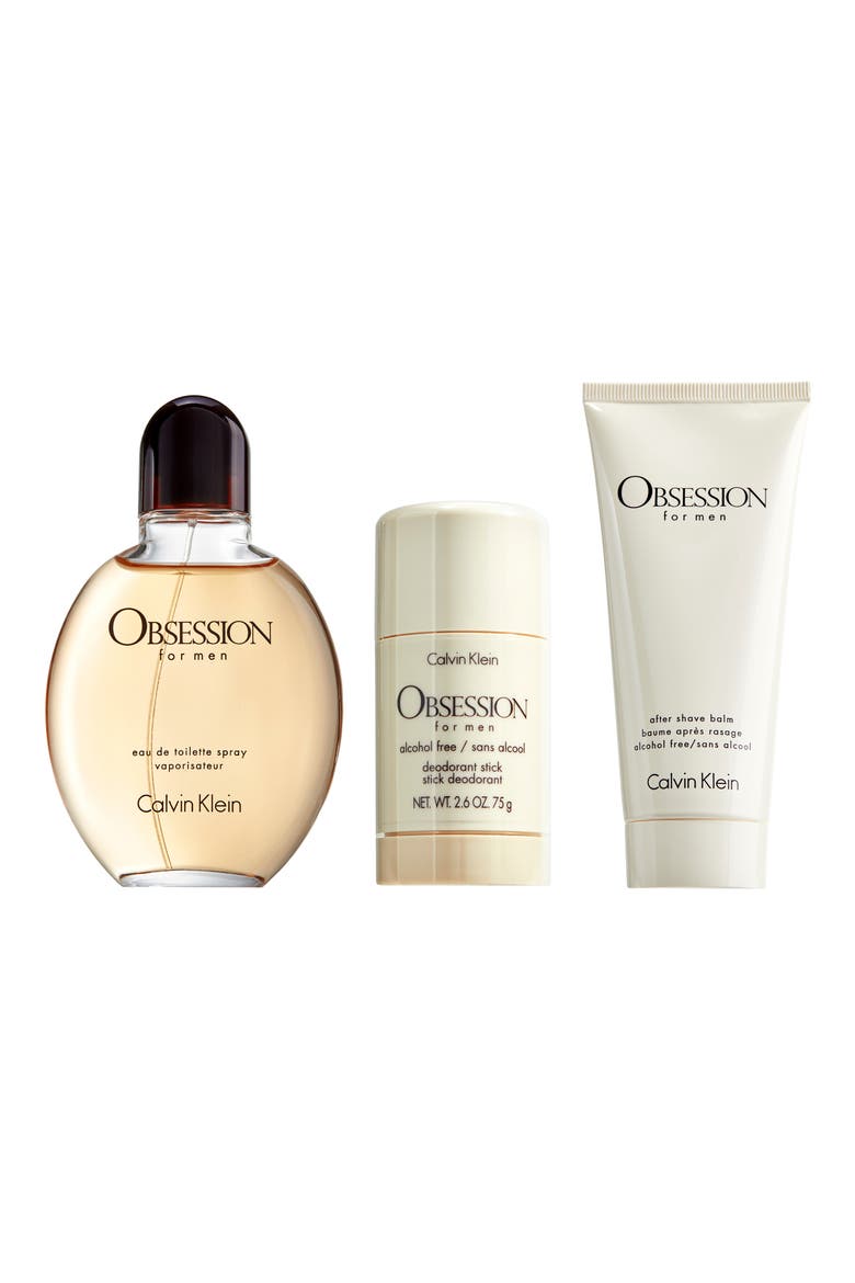 Obsession For Men Eau de Toilette 3-Piece Set, Main, color, NO COLOR