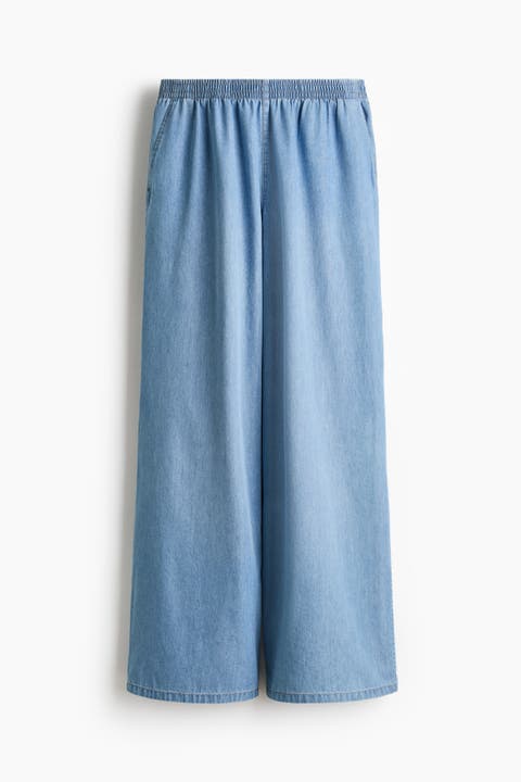 Pull-on Denim Trousers