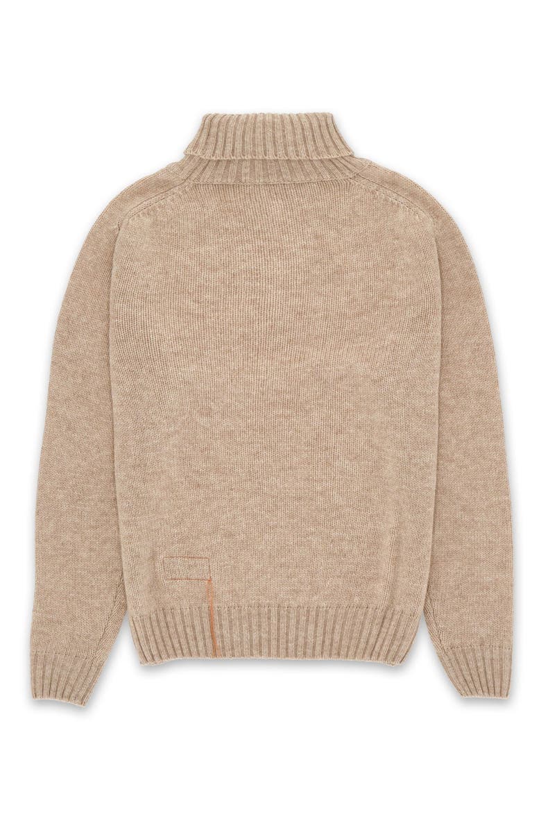 Fortela High Neck Merino Wool Jumper, Alternate, color, Ecru