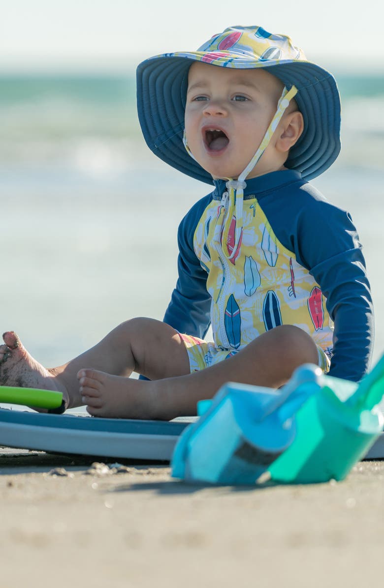 Snapper Rock Kids' Rock the Board One-Piece Rashguard Swimsuit, Alternate, color,