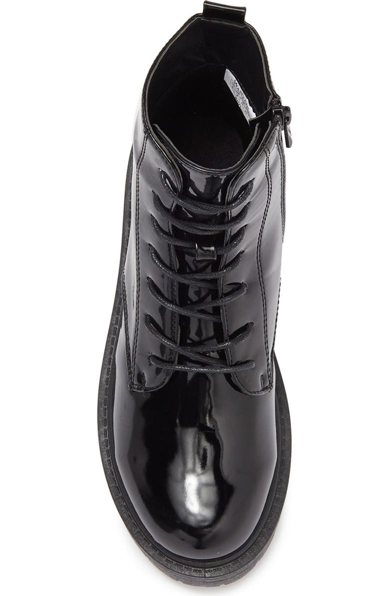 WANTED FOOTWEAR Riot Pantent Lug Sole Boot, Alternate, color,