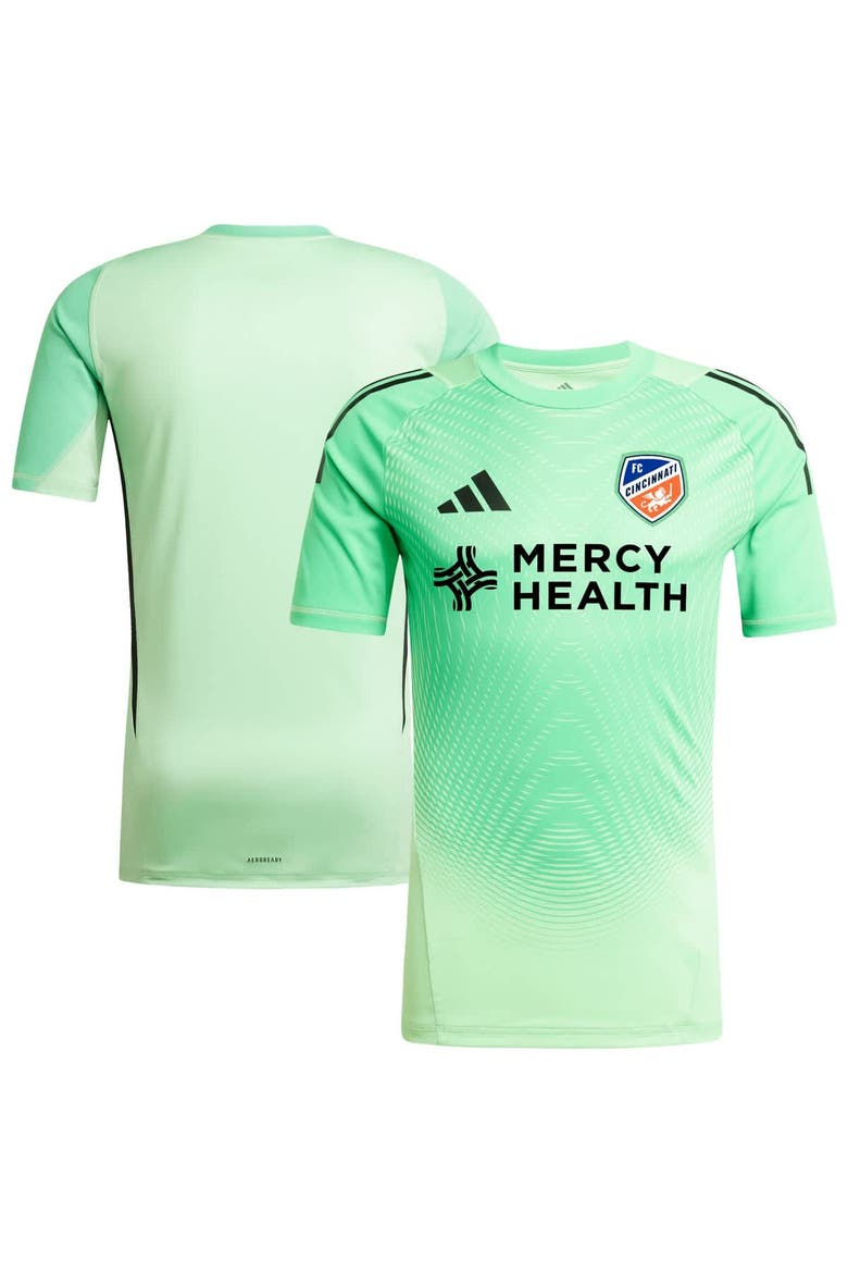 Men's adidas  Green FC Cincinnati 2025 Goalkeeper Jersey, Alternate, color, Green