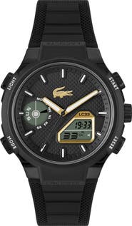 Lacoste LC33 Silicone Strap Watch, 45mm