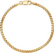 Queen Jewels Italian Round Box Bracelet