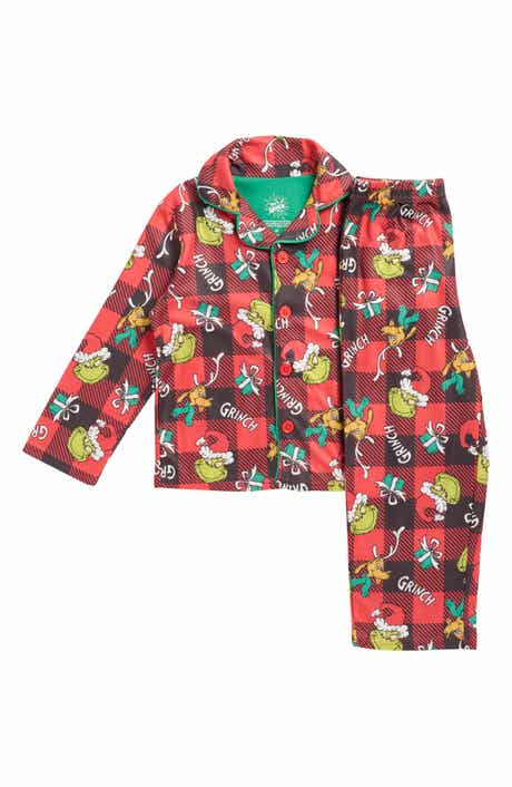 KOMAR Kids' The Grinch Two-Piece Pajamas