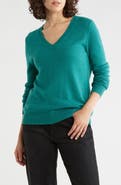 Nordstrom Cashmere V-Neck Sweater
