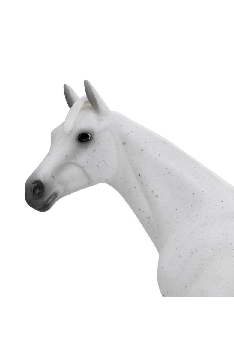 Breyer Horses The Freedom Series Fleabitten Grey Thoroughbred, Alternate, color, White