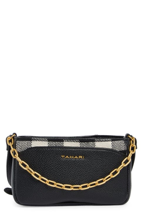 Hollis Gingham Crossbody Bag