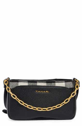 Tahari Hollis Gingham Crossbody Bag