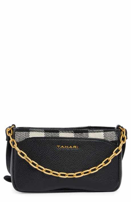 Tahari Hollis Gingham Crossbody Bag