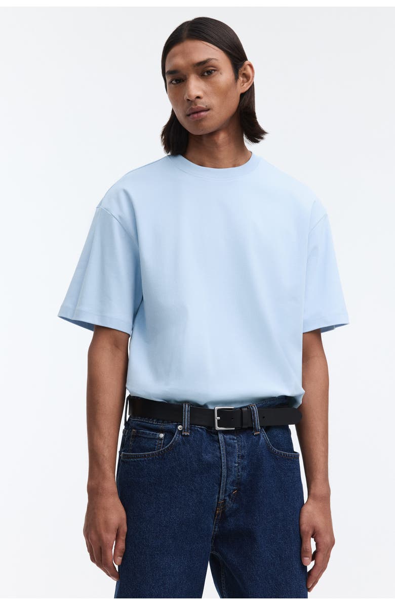 H&M Oversized Fit T-shirt, Alternate, color, Light Blue