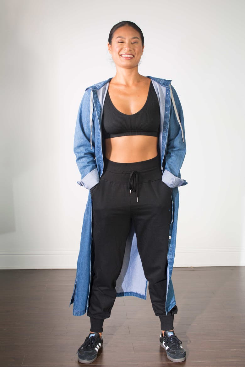 The Pj Jogger, Alternate, color, Black