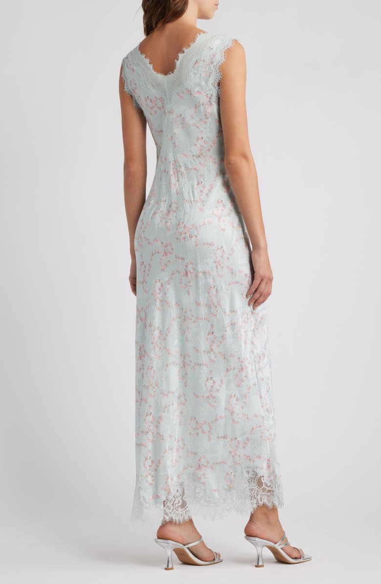 LoveShackFancy Mira Sleeveless Maxi Dress, Alternate, color, Spruce Mint