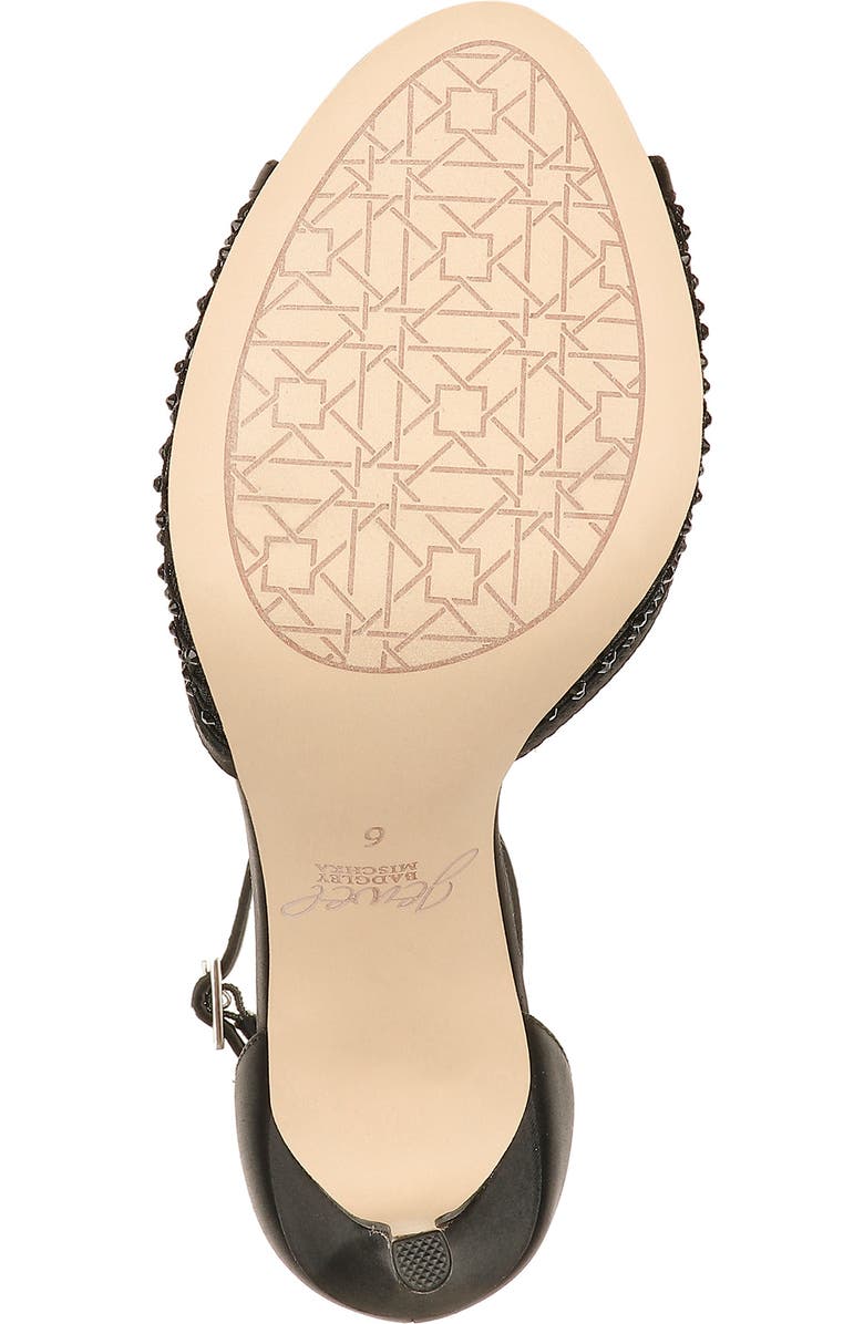 Jewel Badgley Mischka Crystal Embellished Sandal, Alternate, color,