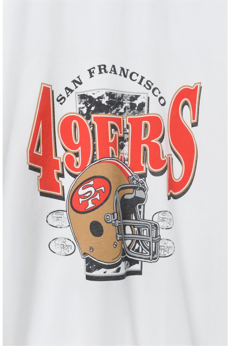 San Francisco 49ers Conversion Graphic Sweatshirt, Alternate, color, WHITE