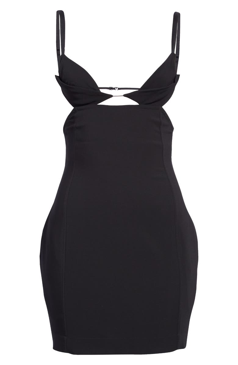Nensi Dojaka Cutout Bustier Minidess, Alternate, color,