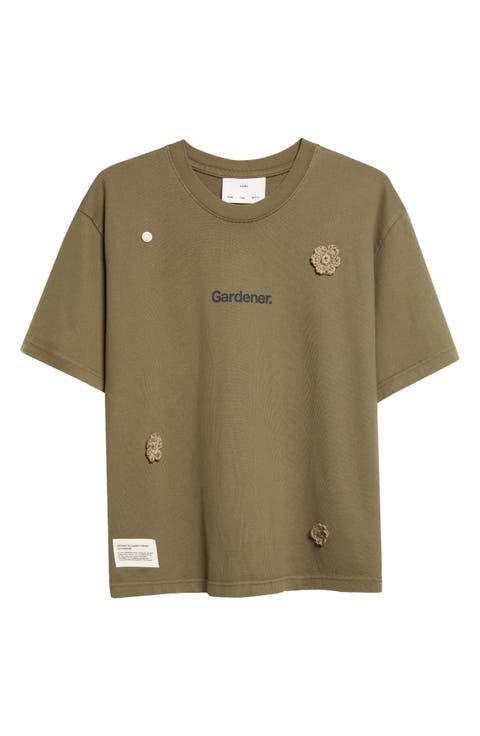 x Birkenstock The Gardener Crochet Flower Graphic T-Shirt