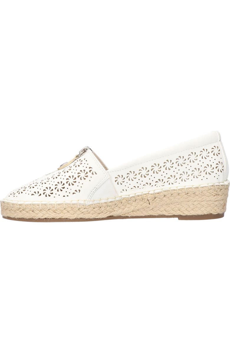 EASY STREET Zenon Laser-Etched Faux Suede Espadrille Slip-On Sneaker, Alternate, color,