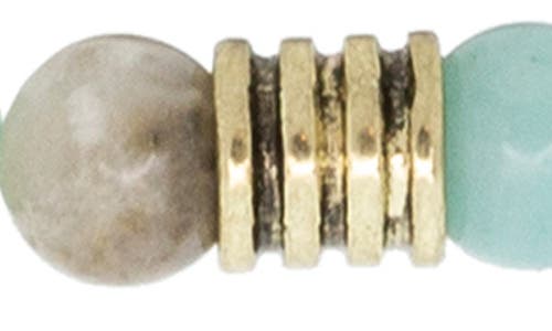 Marlyn Schiff Natural Stone Beaded Bracelet In Multi