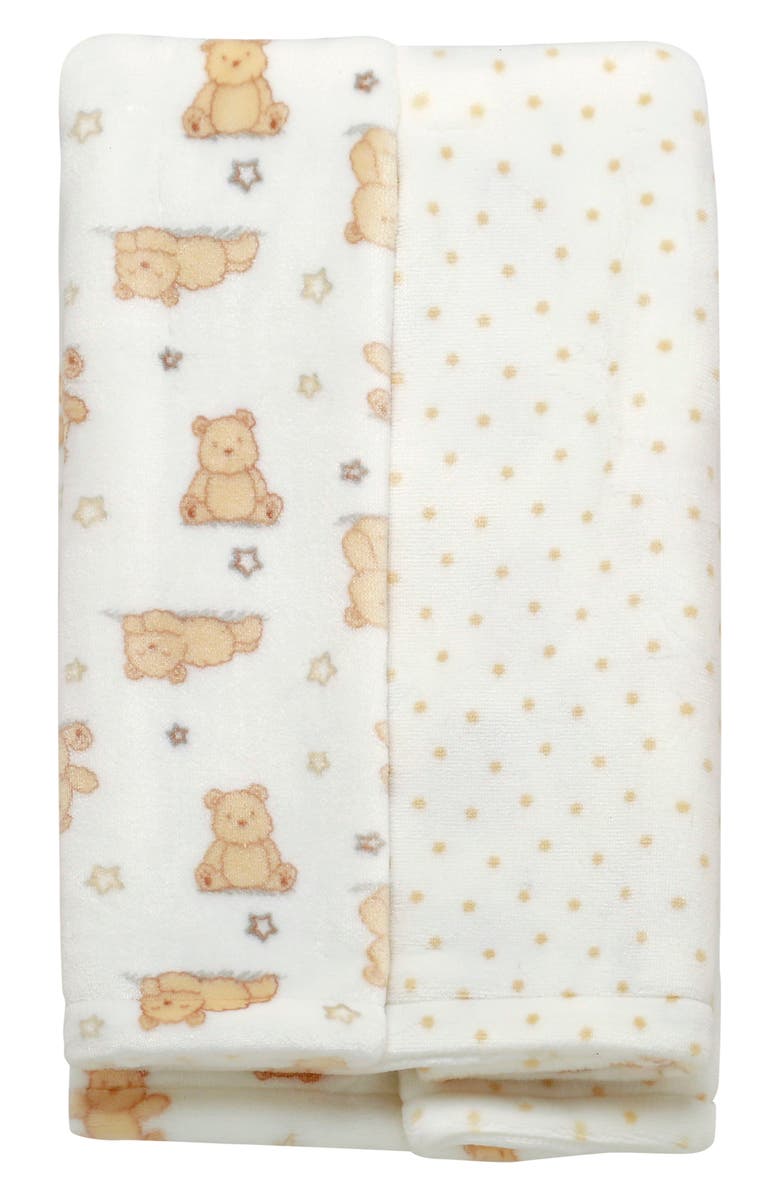 Little Me Bear & Blanket Gift, Alternate, color, Lt/ Pastel Brown