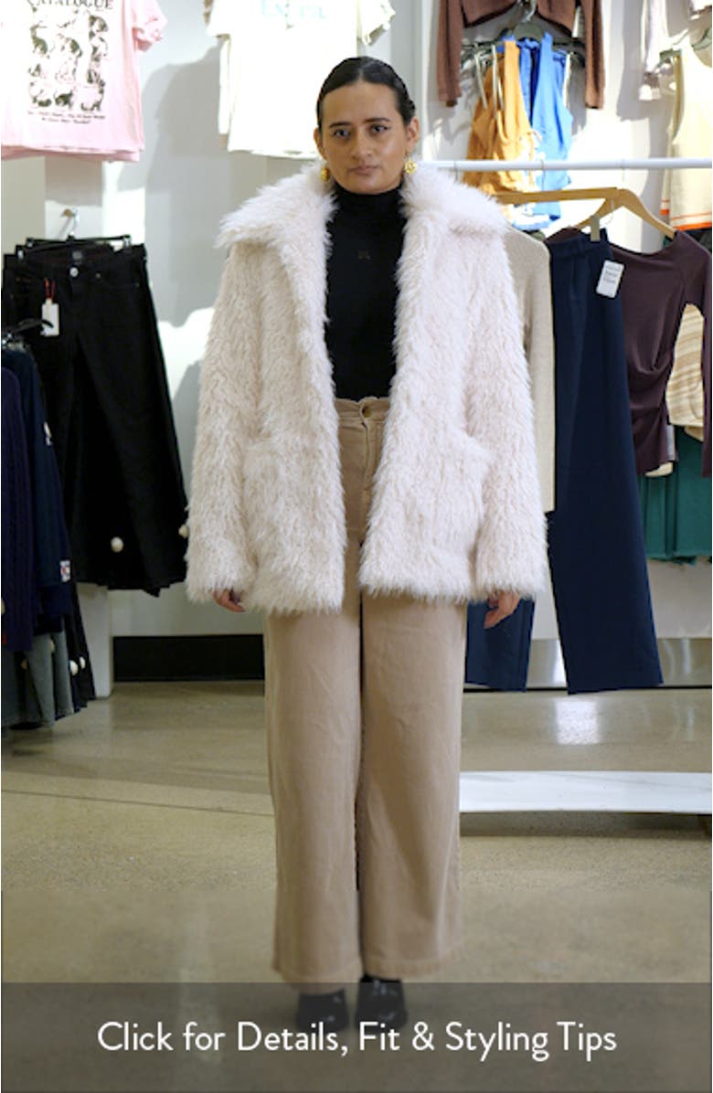 Langley Faux Fur Coat, sales video thumbnail