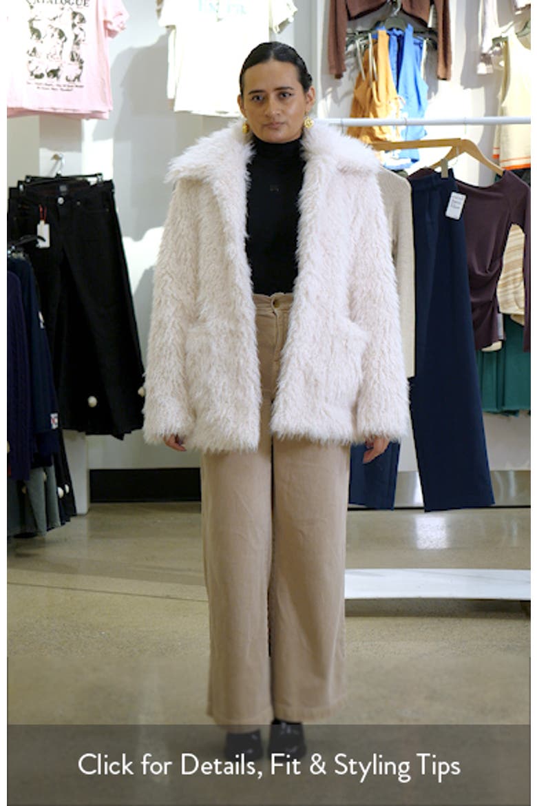 Langley Faux Fur Coat video