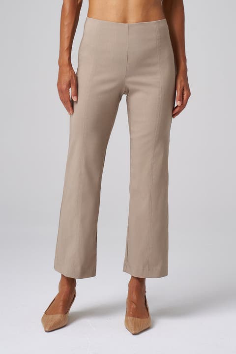 High-Rise Pull-On Stretch Kick Flare Pant