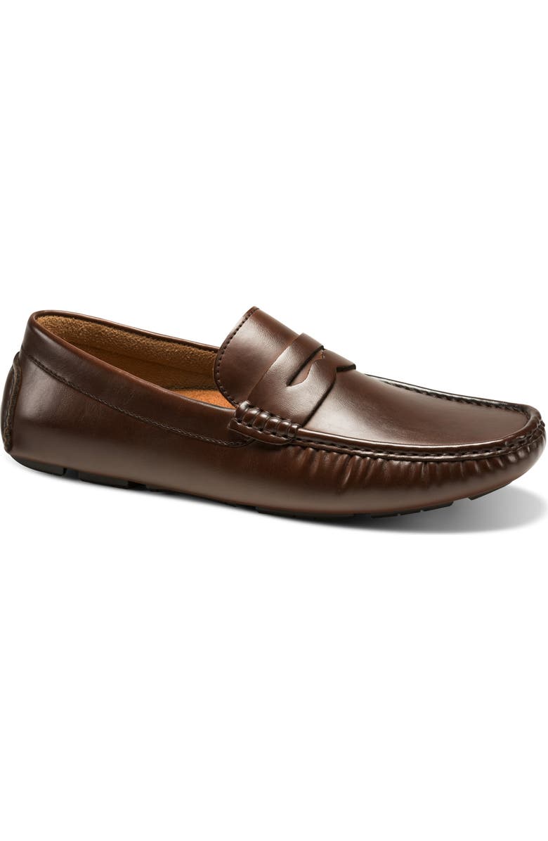 Kenneth Cole Reaction Sergio Penny Loafer, Main, color, Medium Brown