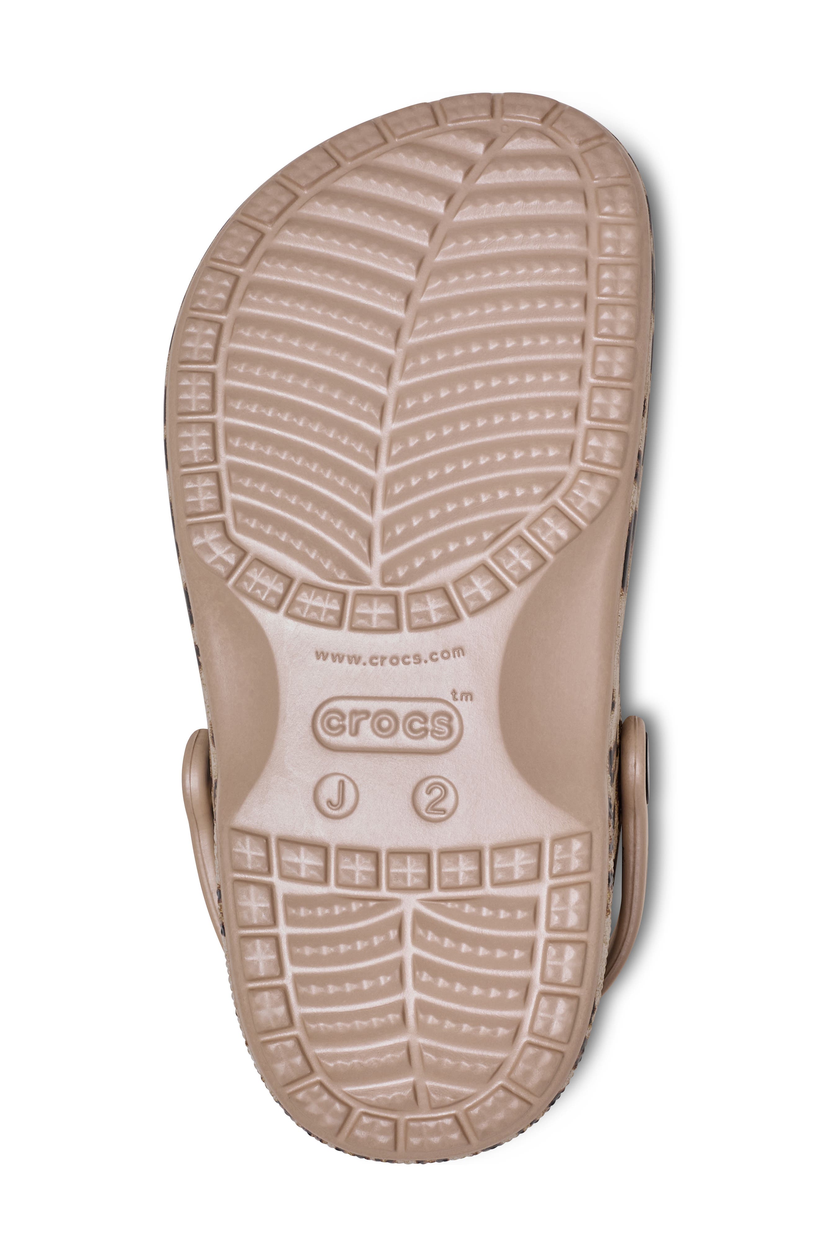 CROCS Kids' Baya Print Clog, Alternate, color, Gold Leopard