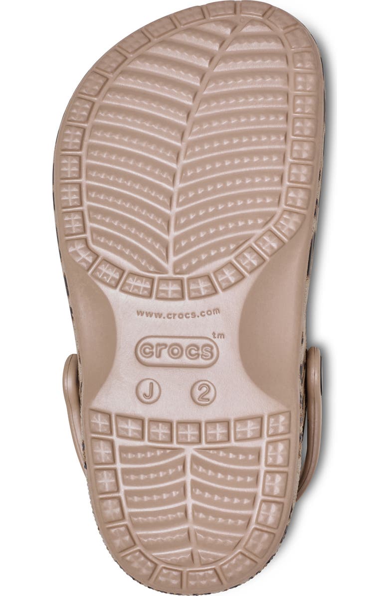 CROCS Kids' Baya Print Clog, Alternate, color, Gold Leopard
