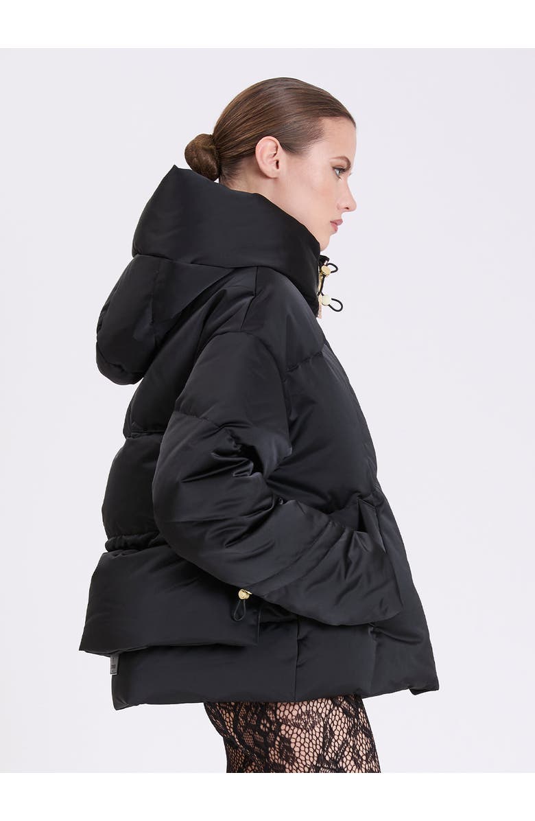 Nicole Benisti Montague Satin Puffer Jacket, Alternate, color, 