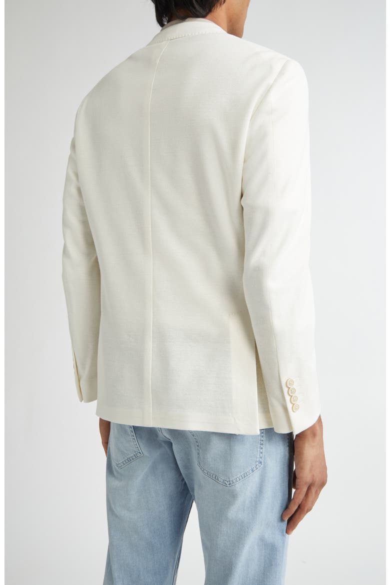 Unstructured Linen & Cotton Sport Coat, Alternate, color, 01N WHITE