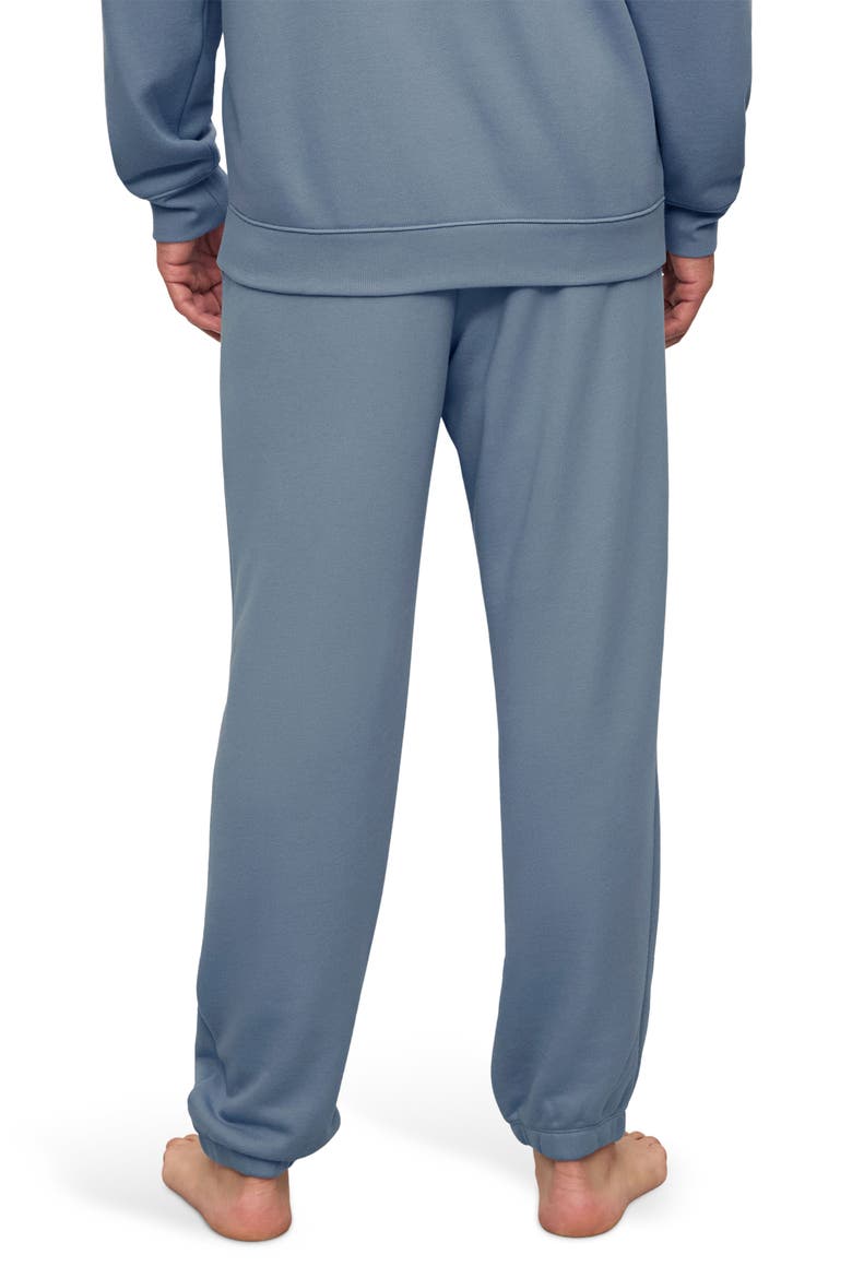 Cotton & Modal French Terry Pajama Joggers, Alternate, color, FADED DENIM