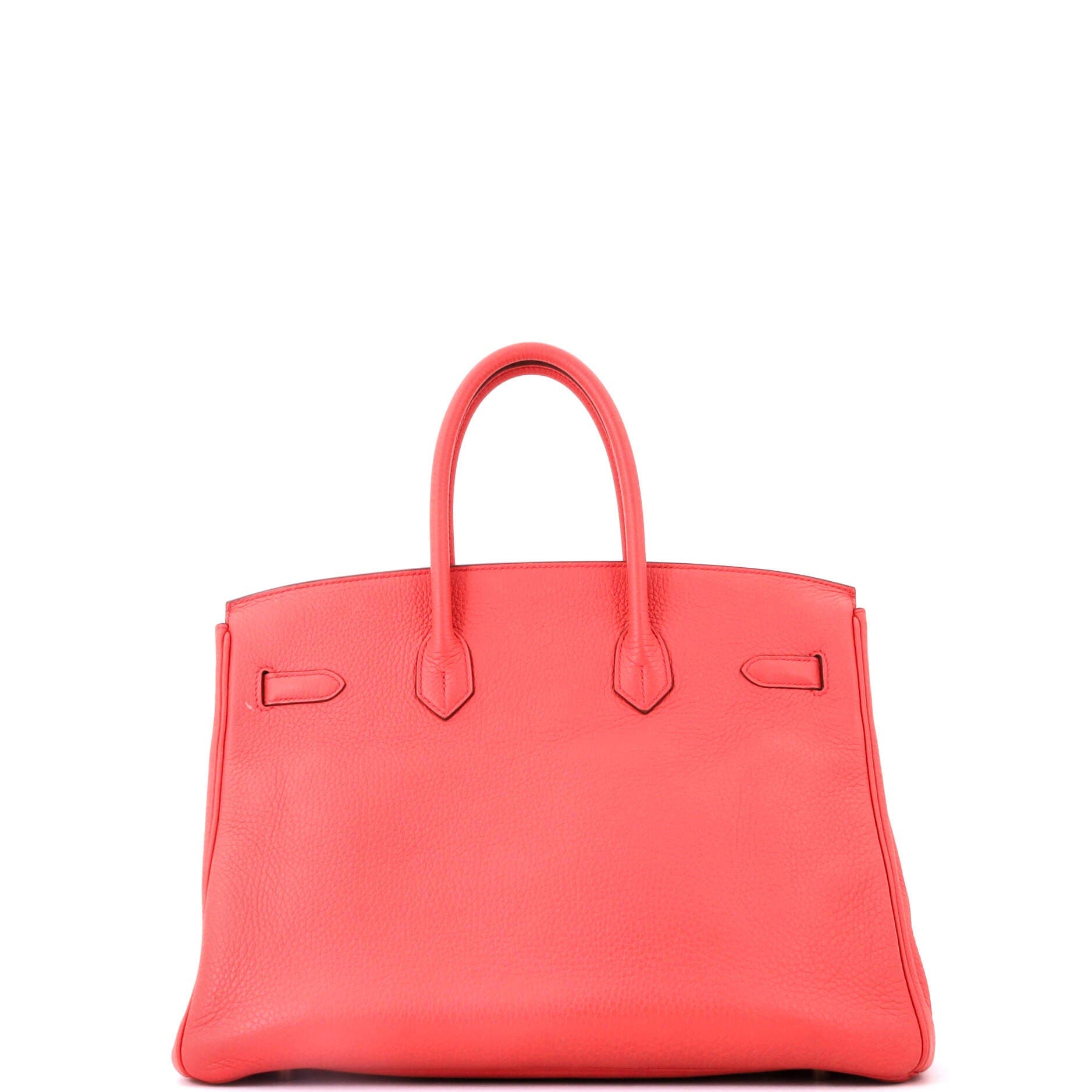 Birkin Handbag Pink Clemence with Gold Hardware 35, Alternate, color, Red