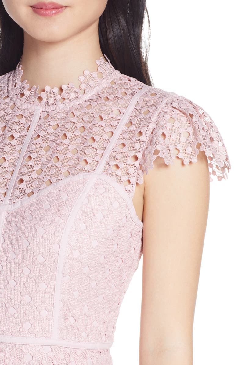 Ever New Ella Lace Fit & Flare Dress, Alternate, color, 