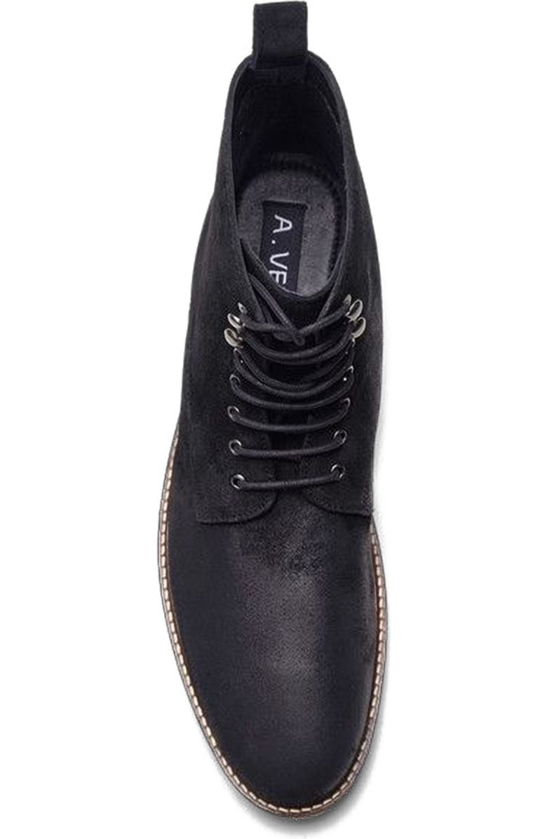 A. Veer Summit Lace-up Boot, Alternate, color, Black Leather
