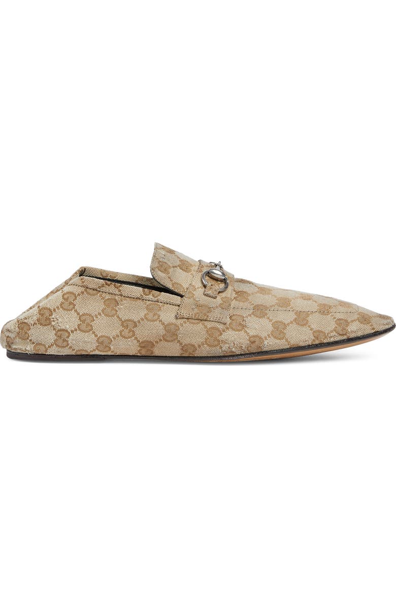 Gucci Edgar Horsebit GG Canvas Convertible Loafer, Alternate, color, Rope