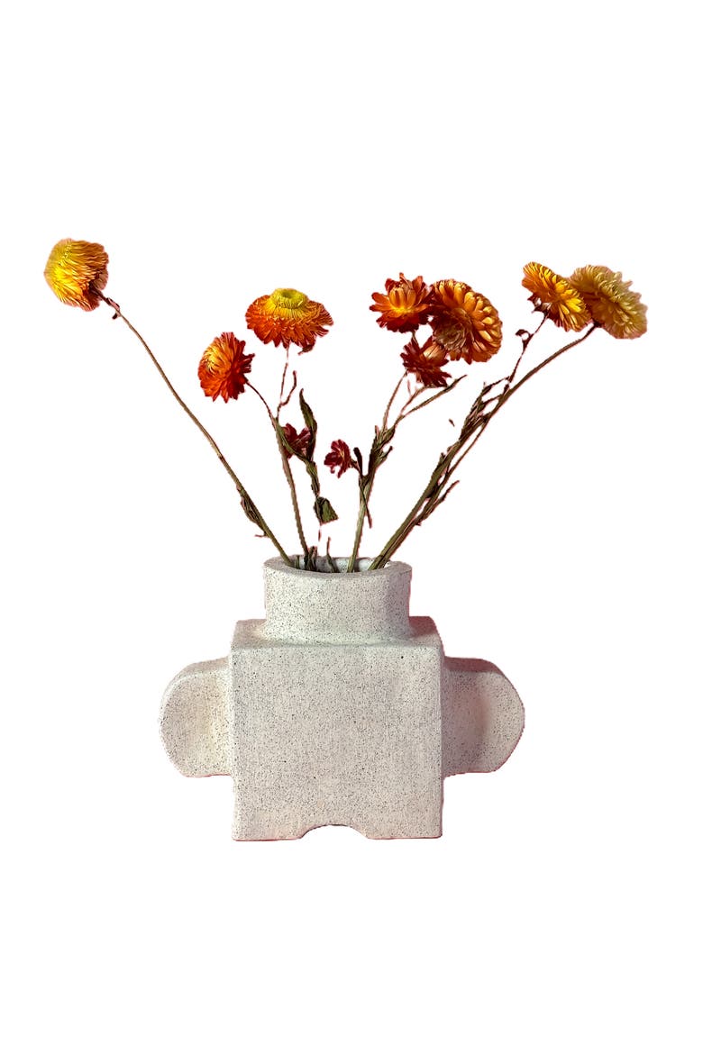 Tetl Vase, Main, color, White