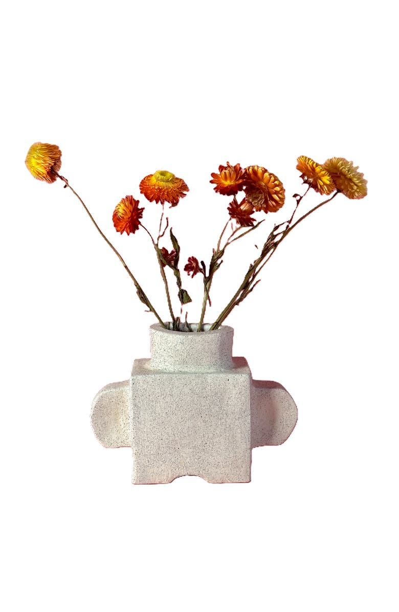 Alma Tetl Vase, Main, color, White