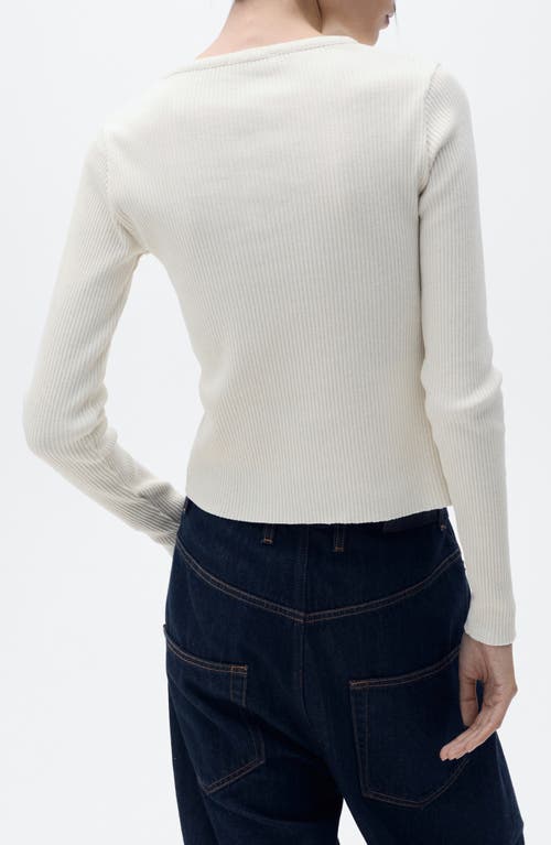 Mango Colorblock Cotton Blend Cardigan