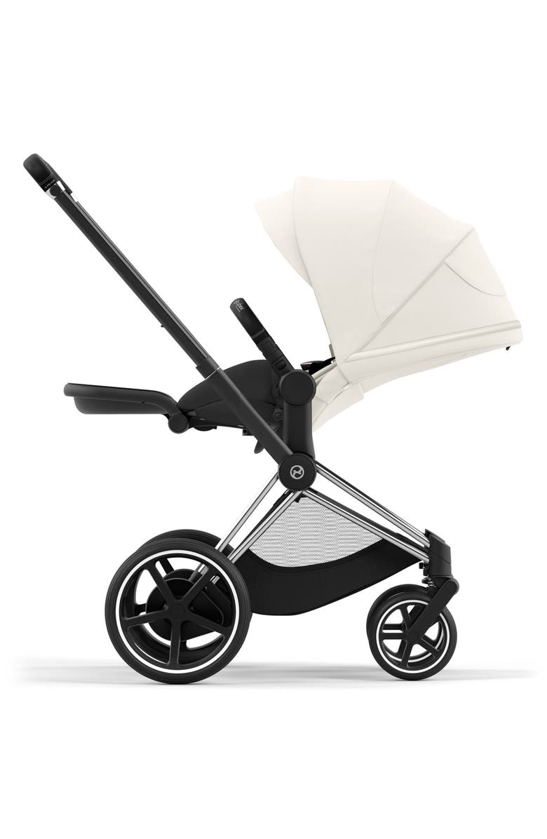 CYBEX e-PRIAM 2 Electronic Smart Stroller, Alternate, color, Off White/ Black