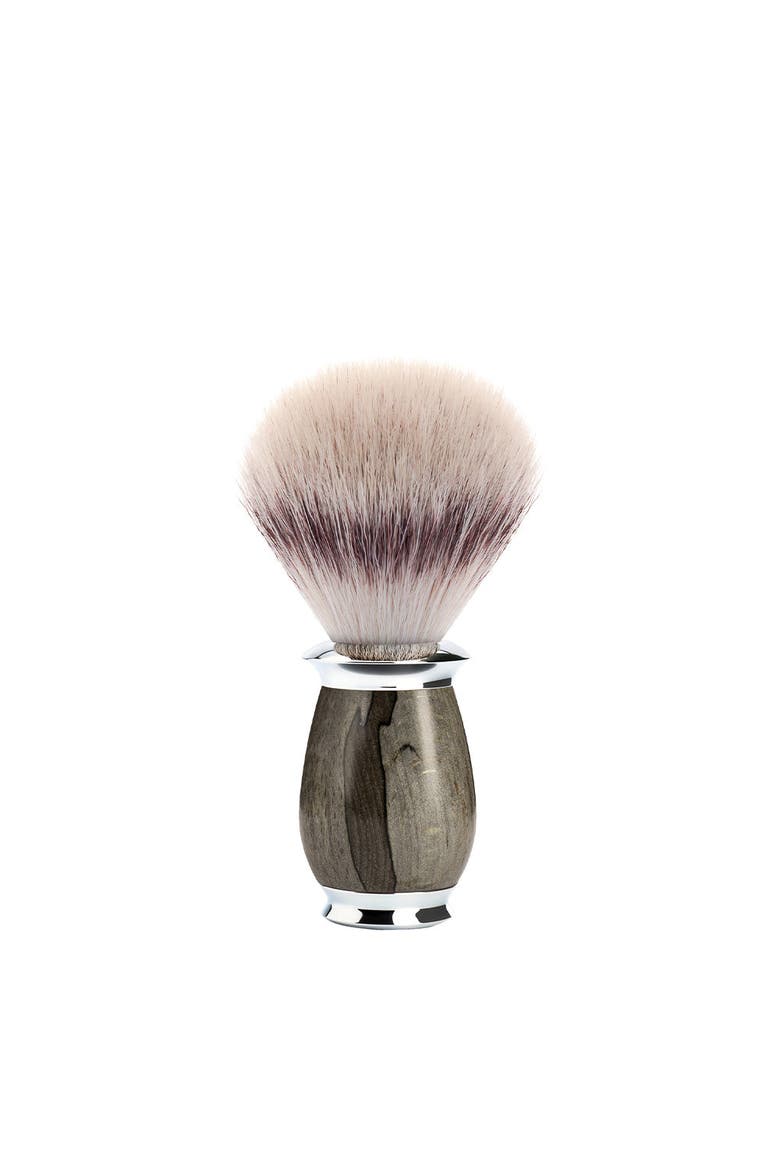 Purist Grained Beech Silvertip Fibre Shaving Brush, Main, color, Grained Beech