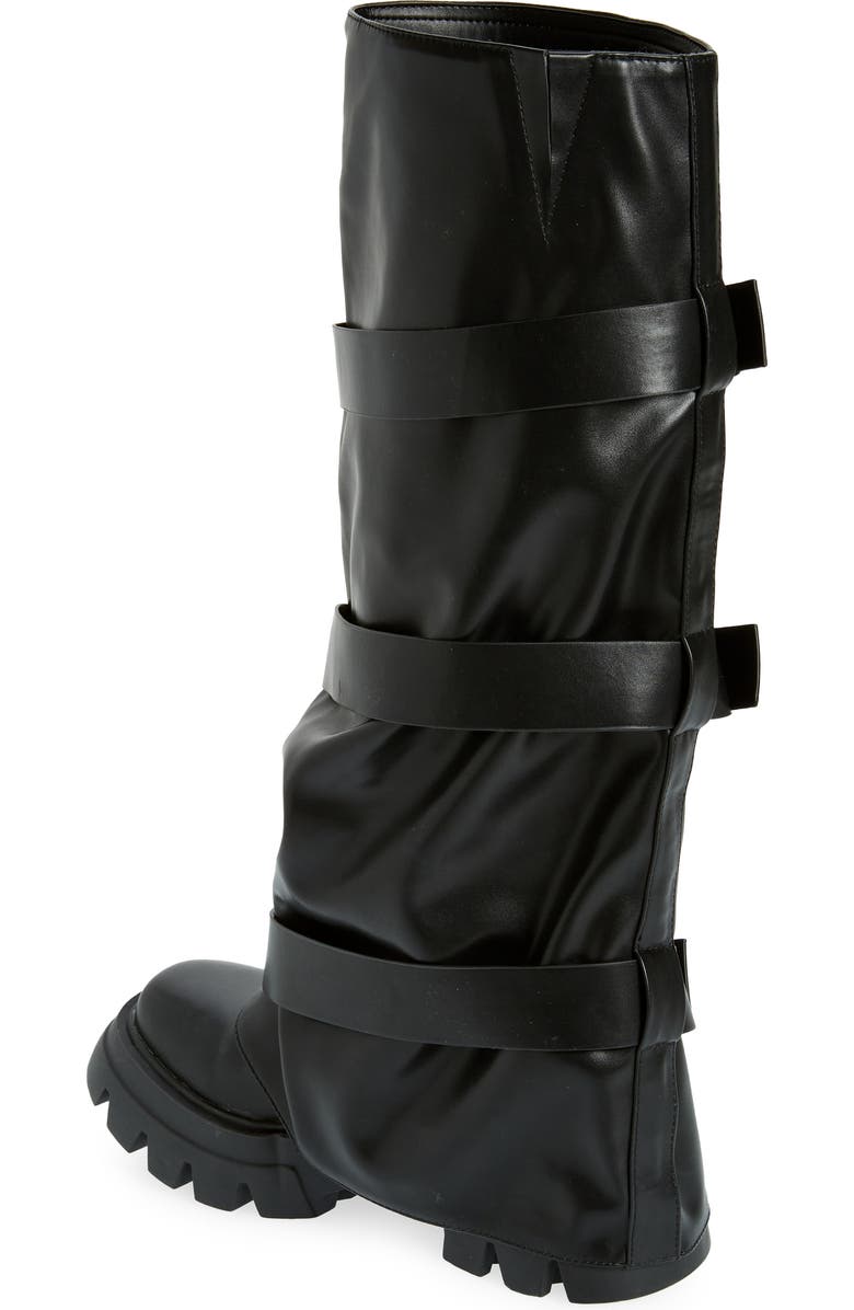 AZALEA WANG Charna Lug Sole Knee High Boot, Alternate, color,