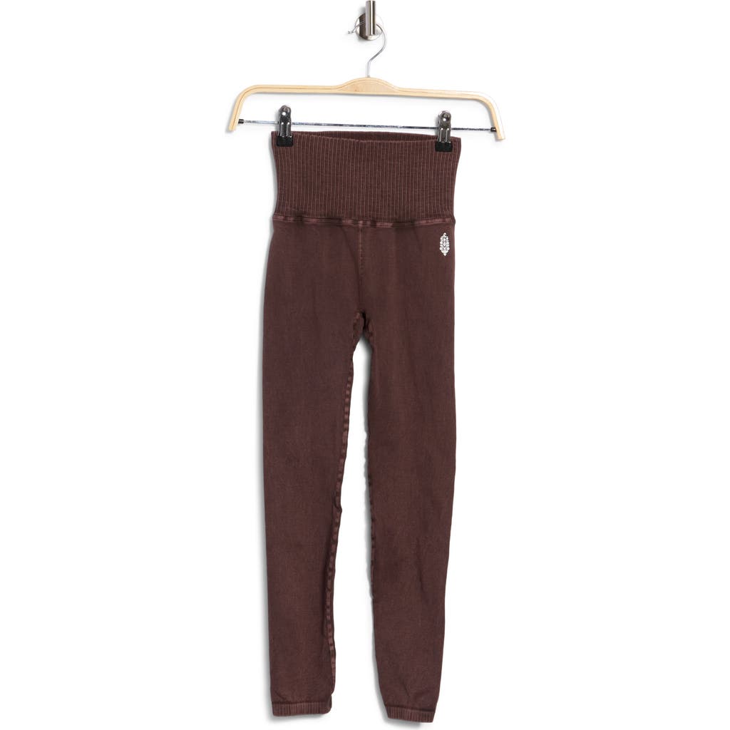 Free People Fp Movement Good Karma Leggings In Brown