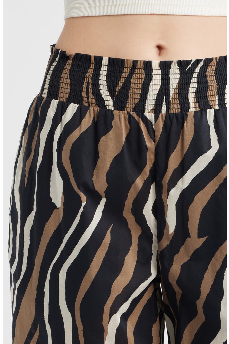 Brendon Print Wide Leg Pants, Alternate, color, CANYON STRIPE