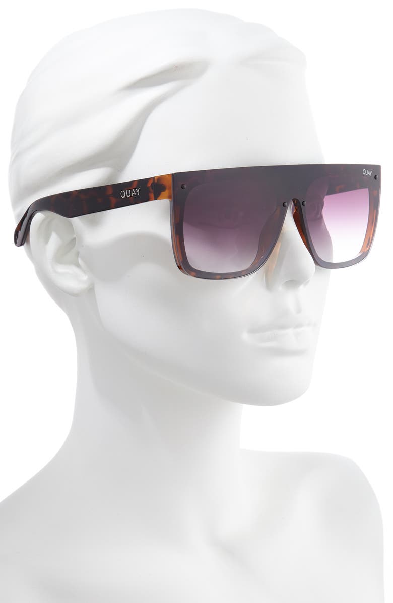 QUAY Jaded 150mm Shield Sunglasses, Alternate, color,