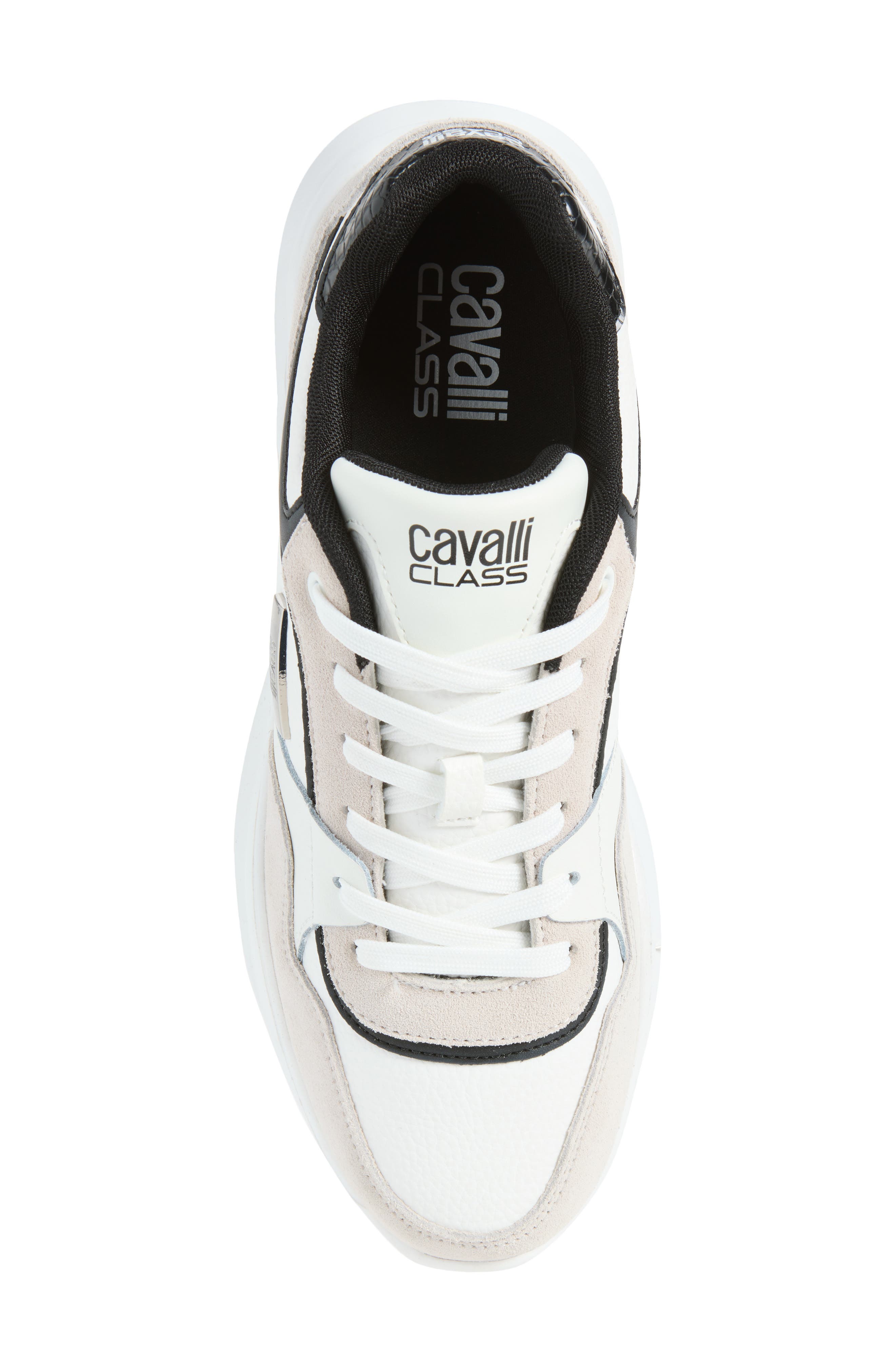 Low Top Sneaker, Alternate, color, WHITE/ BLACK
