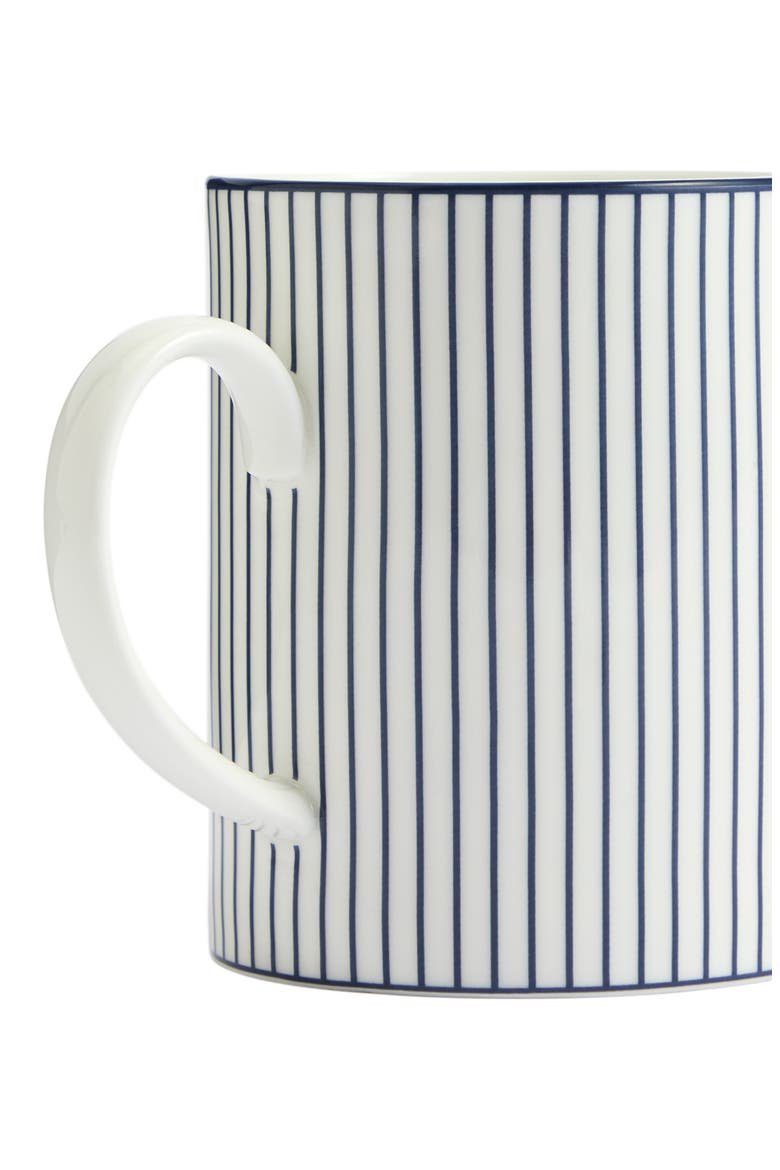 Gio Pinstripe Bone China Mug, Alternate, color, WHITE MULTI