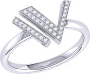 LuvMyJewelry Home Visionary Diamond Ring - 0.08ct.